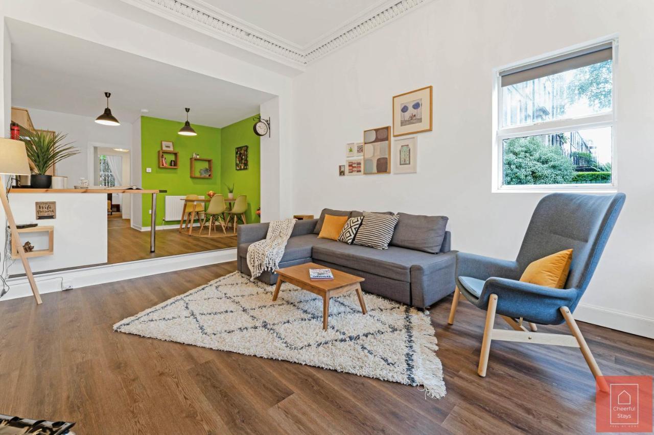Cheerful Stays: Spacious Flat In Vibrant Leith Edinburgh Dış mekan fotoğraf