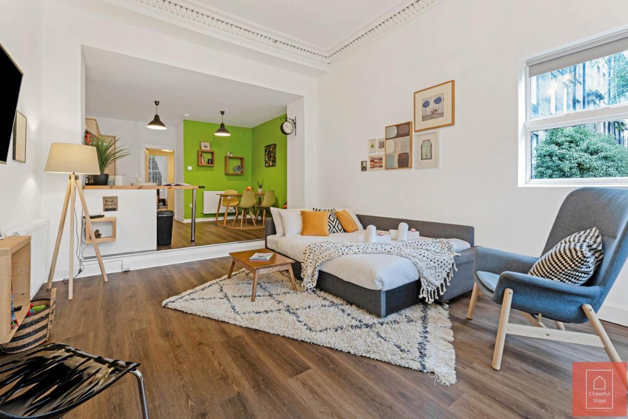 Cheerful Stays: Spacious Flat In Vibrant Leith Edinburgh Dış mekan fotoğraf